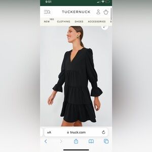 TUCKERNUCK pomander place black kenzo dress size small